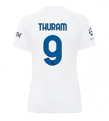 Inter Milan Marcus Thuram #9 Udebanetrøje Dame 2023-24 Kort ærmer